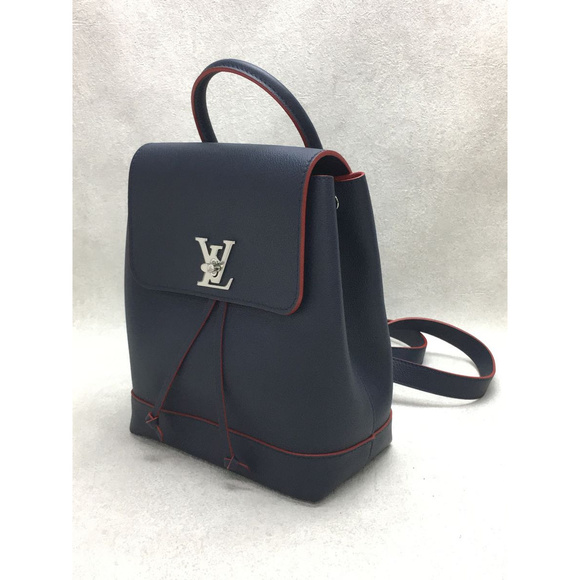 Louis Vuitton Leather LockMe Backpack Noir Black - Picture 2 of 6